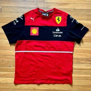 NWOT Scuderia Ferrari F1 Team Charles Leclerc T-Shirt XL